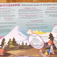 Menu at La Salicorne in Le Mont-saint-michel