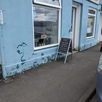 Outside at Tobermory Bakery & Tea Room in Isle Of Mull