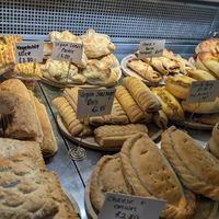 Vegan sausage roll at Tobermory Bakery & Tea Room in Isle Of Mull