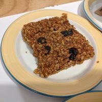 Vegan flapjack at Calgary Art Cafe in Isle Of Mull