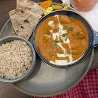 butter tofu curry at Vegivores in Reading