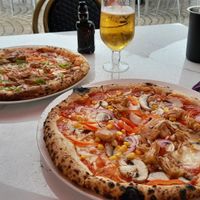 Salt n (Vegan) chicken and the V Bellion 😋 🍕👌 at Stefani's Pizzeria in Blackpool