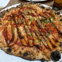 Mock chicken at Stefani's Pizzeria in Blackpool