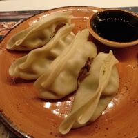 Veggie gyozas at UDON in Zaragoza