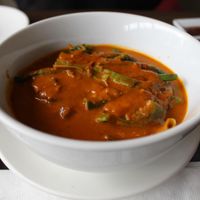 (traditional Filippino food made vegan) This was 'Kare Kareng Gulay' at Corner Tree Cafe in Makati