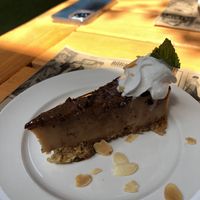 caramel cake  at Verde in Basel