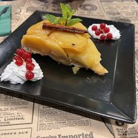 Apple tart  at Verde in Basel