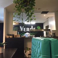 Kitchen with the cook at Verde in Basel