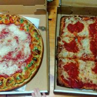 Garlic knot crust and Sicilian pies 😘👌 at Pasquale's Pizzeria III in Middletown