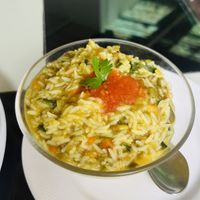   at Aum Cafe in Varanasi