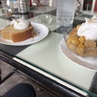 cardamom cake and spice cake (both very moist!)  at Aum Cafe in Varanasi