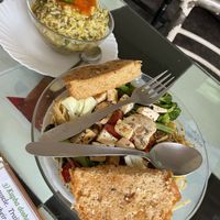   at Aum Cafe in Varanasi