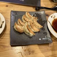 gyozas super good   at Gyozaoh Dotonbori in Osaka