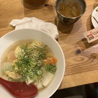 vegetable ramen be plum wine  at Gyozaoh Dotonbori in Osaka