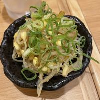 Bean sprouts  at Gyozaoh Dotonbori in Osaka