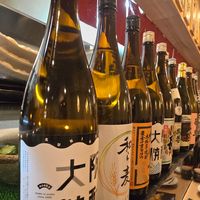 Sake at Gyozaoh Dotonbori in Osaka