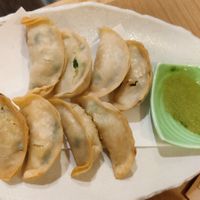 Deep fried Gyoza at Gyozaoh Dotonbori in Osaka