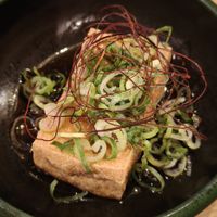 Fried tofu at Gyozaoh Dotonbori in Osaka