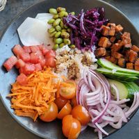 Dylan's Poke Bowl at Dylan's in Menai Bridge