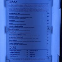 Menu at Shilling Brewing Company in Glasgow