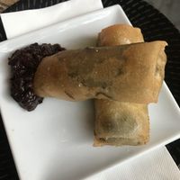 Vegan mushroom spring rolls   at Gypsy Tapas House in Fremantle