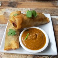 Moroccan springrolls at Gypsy Tapas House in Fremantle