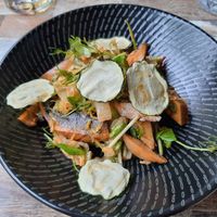 Pickled king mushrooms salad at Gypsy Tapas House in Fremantle
