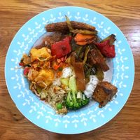 Leftovers for lunch the next day at Mr Hong in West End