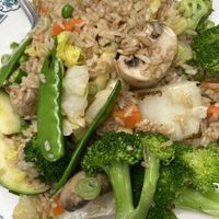Fried rice w veggies   at Tommy's Wok in Carmel-by-the-sea