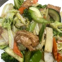 Tofu and veggies  at Tommy's Wok in Carmel-by-the-sea