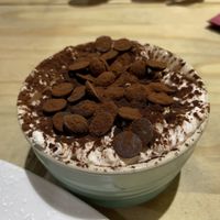 Tiramisu at Sora Lella Roman Vegan Restaurant in Edinburgh