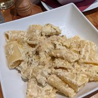 Carbonara at Sora Lella Roman Vegan Restaurant in Edinburgh