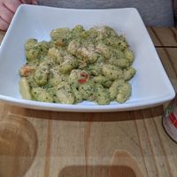 Gnocchi at Sora Lella Roman Vegan Restaurant in Edinburgh