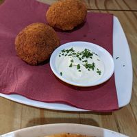 Aranchini at Sora Lella Roman Vegan Restaurant in Edinburgh