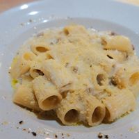 carbonara at Sora Lella Roman Vegan Restaurant in Edinburgh