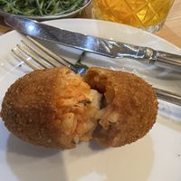Supplì  at Sora Lella Roman Vegan Restaurant in Edinburgh
