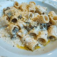 Carbonara rigatoni   at Sora Lella Roman Vegan Restaurant in Edinburgh
