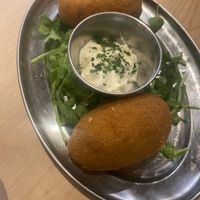 Suppli Romani   at Sora Lella Roman Vegan Restaurant in Edinburgh