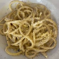Cacio e pepe  at Sora Lella Roman Vegan Restaurant in Edinburgh