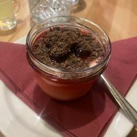 Panacotta    at Sora Lella Roman Vegan Restaurant in Edinburgh
