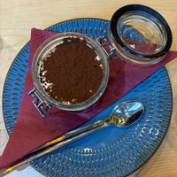 Tiramisu open at Sora Lella Roman Vegan Restaurant in Edinburgh