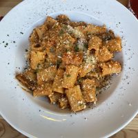 Vodka pasta  at Sora Lella Roman Vegan Restaurant in Edinburgh