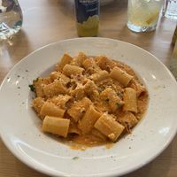 Mezze Maniche alla Zozzona  at Sora Lella Roman Vegan Restaurant in Edinburgh