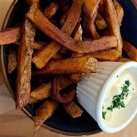 Pattatine Frite at Sora Lella Roman Vegan Restaurant in Edinburgh