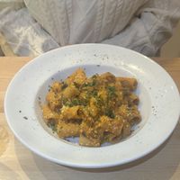 Mezze Maniche alla Zozzona  at Sora Lella Roman Vegan Restaurant in Edinburgh