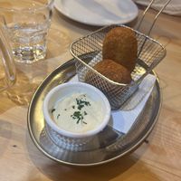 Supplì Romani  at Sora Lella Roman Vegan Restaurant in Edinburgh