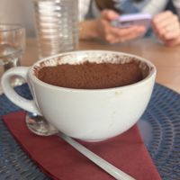 Tiramisu  at Sora Lella Roman Vegan Restaurant in Edinburgh