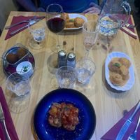 Gf bruschetta & arancini   #Veganuary at Sora Lella Roman Vegan Restaurant in Edinburgh