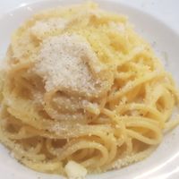 Spaghetti cacio e pepe 😋 at Sora Lella Roman Vegan Restaurant in Edinburgh