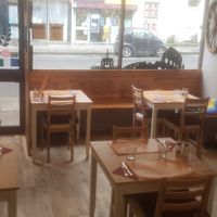 Interior at Sora Lella Roman Vegan Restaurant in Edinburgh